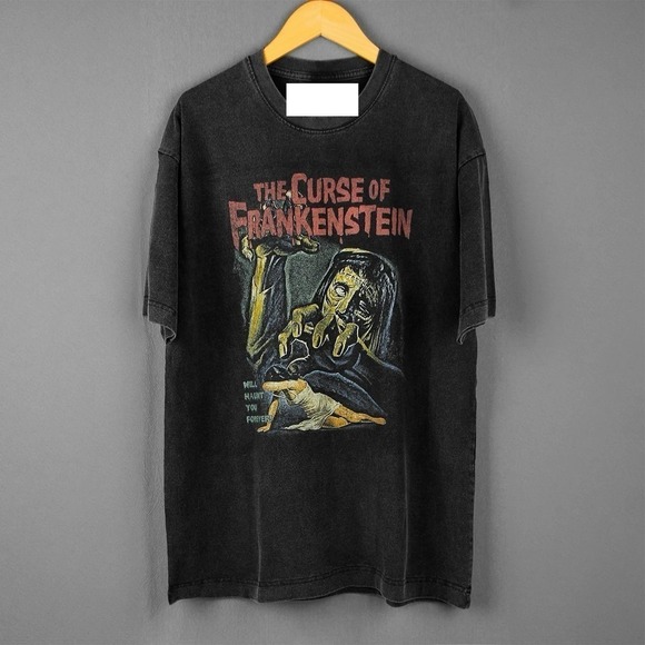 Renee
F Other - Frankenstein Horror Poster Cotton Classic Monster Art T-Shirt